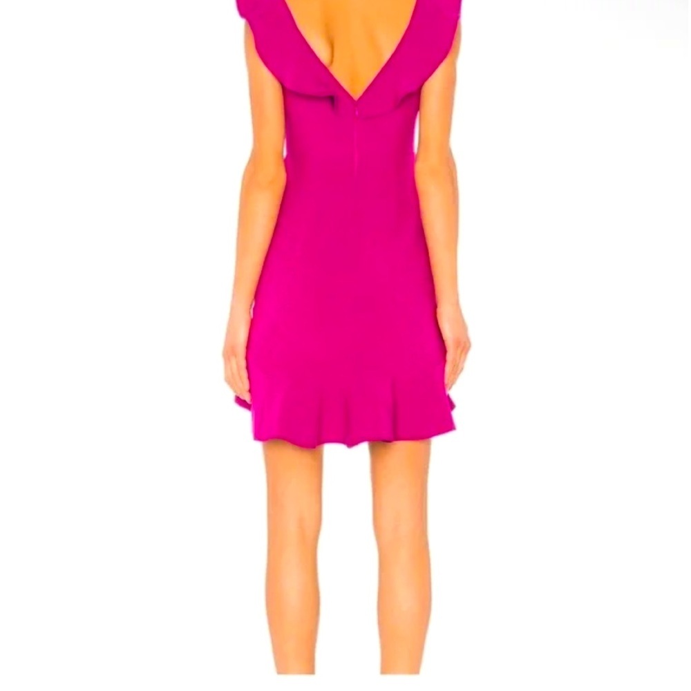 NWOT AIJEK x revolve Verona fushia dress size 1 - Picture 4 of 5